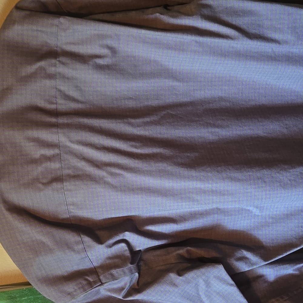 Men's Blue Button-Up Shirt - Picture 6 of 6